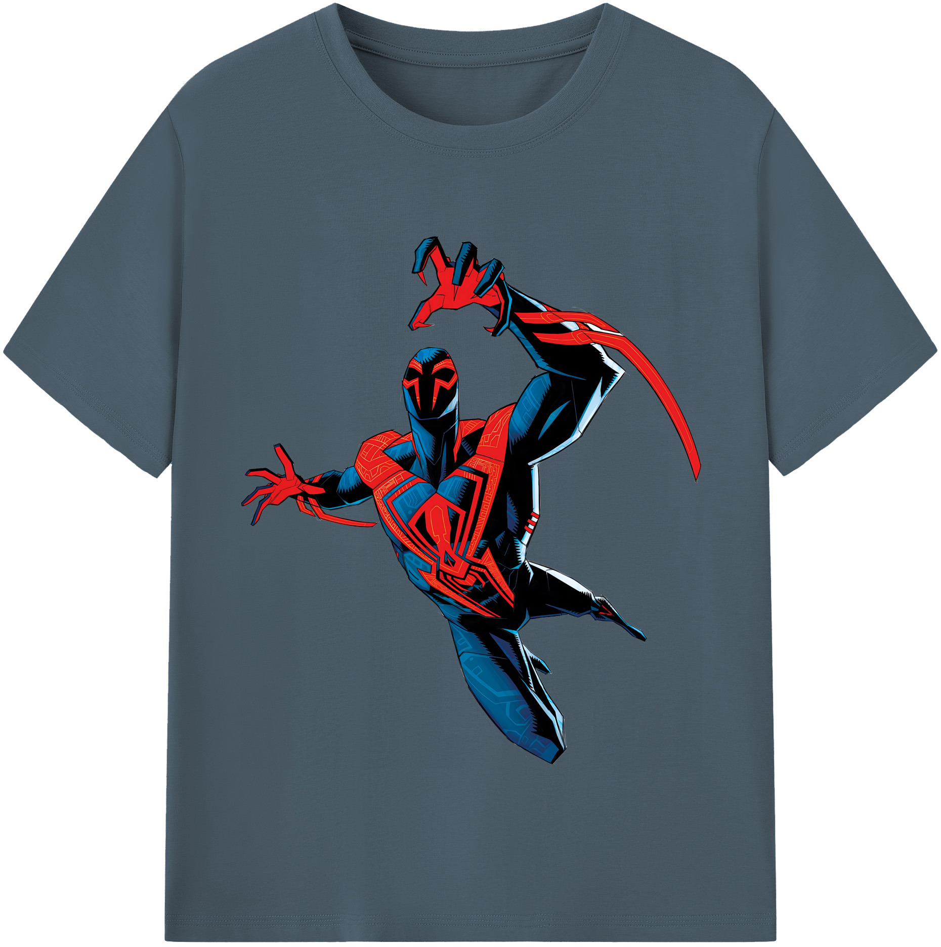 （画像用） Spider Man スパイダーマン 綿100％半袖Tシャツ（フロントプリント）